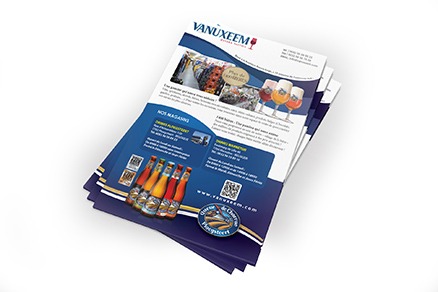 Flyer A5 Vanuxeem Brasserie